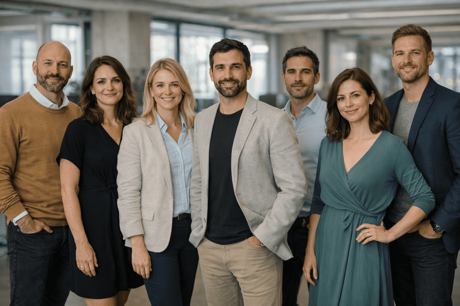 Team working on AI trading platform — Vaste Chainoire